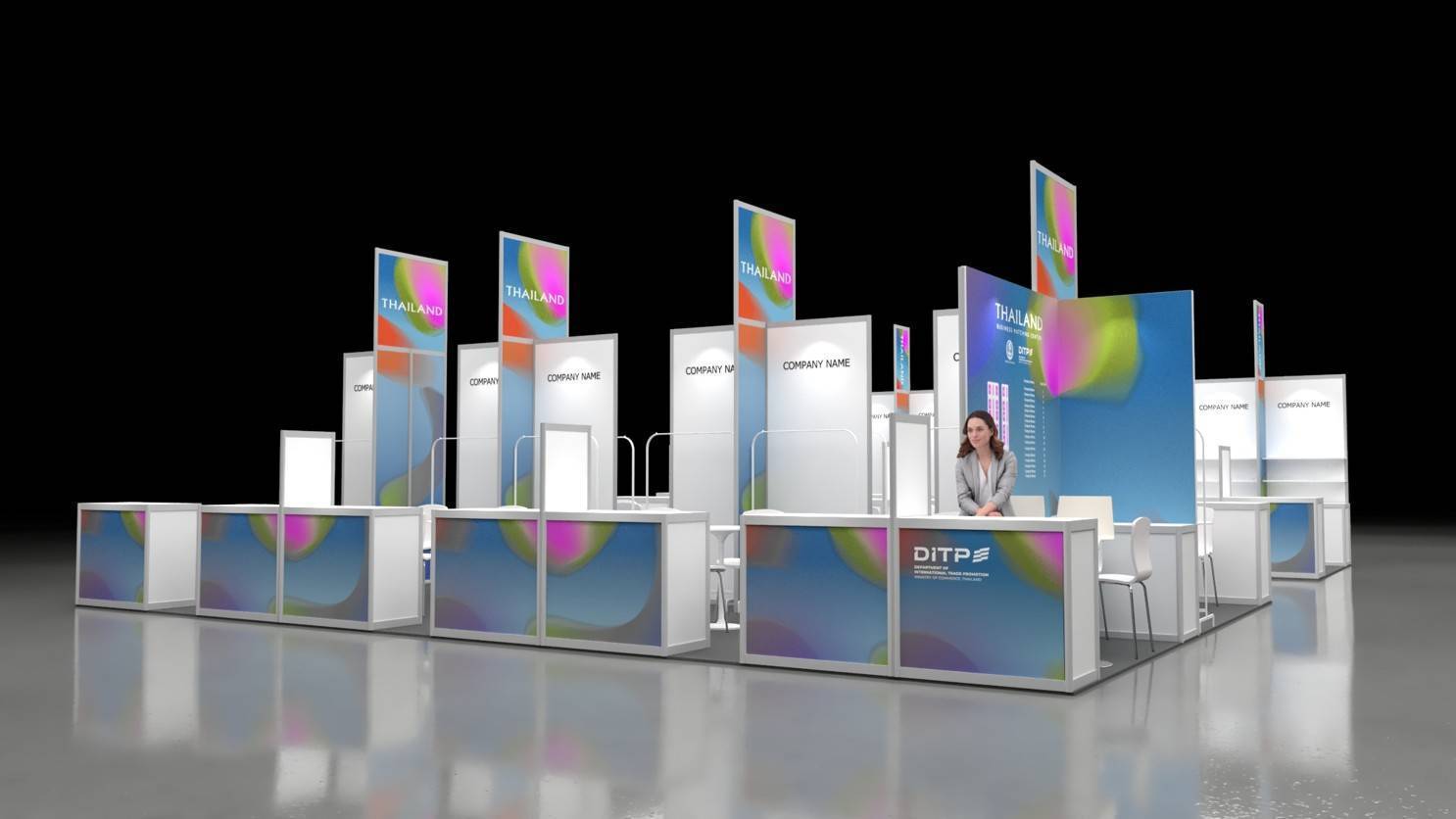ABOUT TOWEL exhibition booth